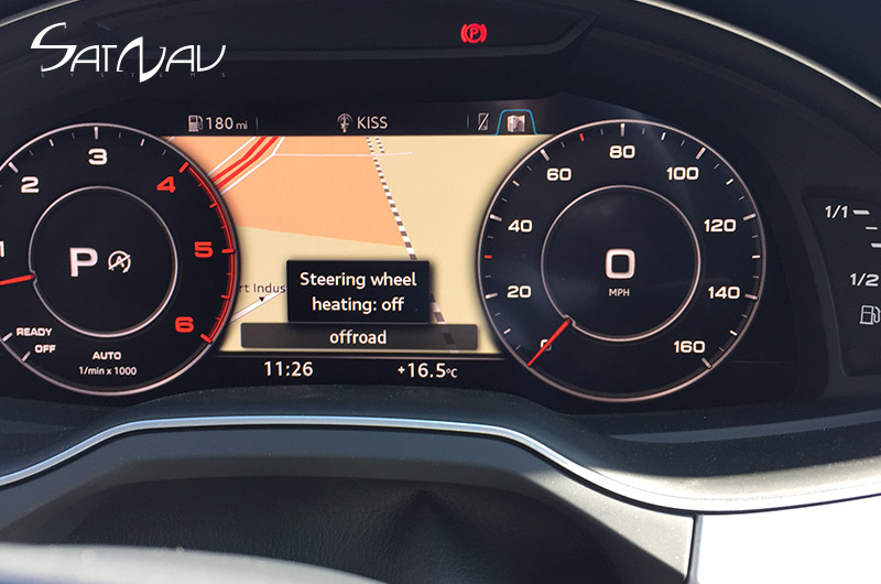 Audi Heated Steering Wheel SatNav Systems